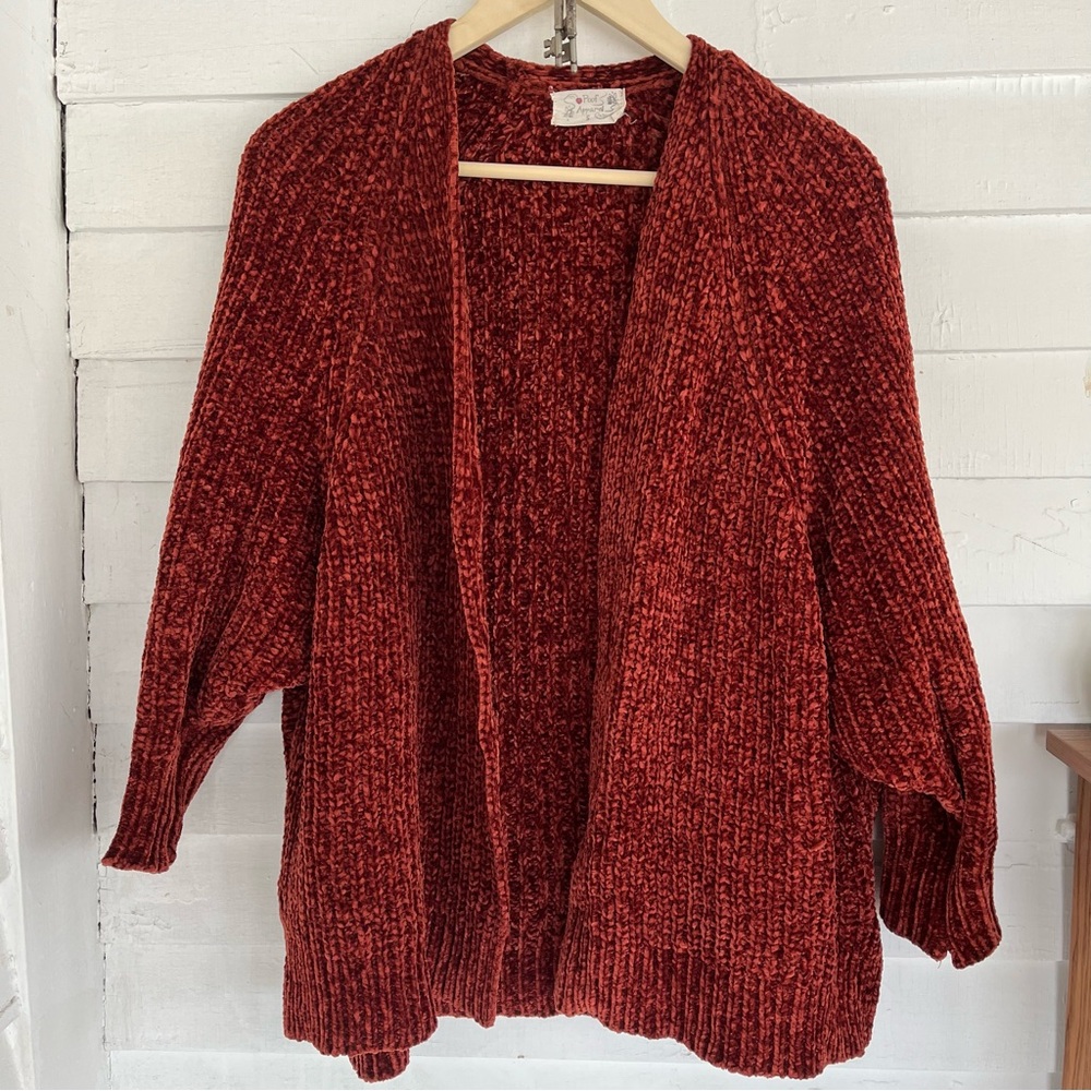 Women's Rust Knit Cardigan